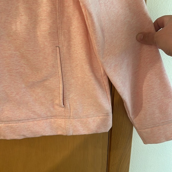 Pendleton Women’s Full Zip Cotton Sweatshirt Stretch Pink Size XL - Picture 6 of 9